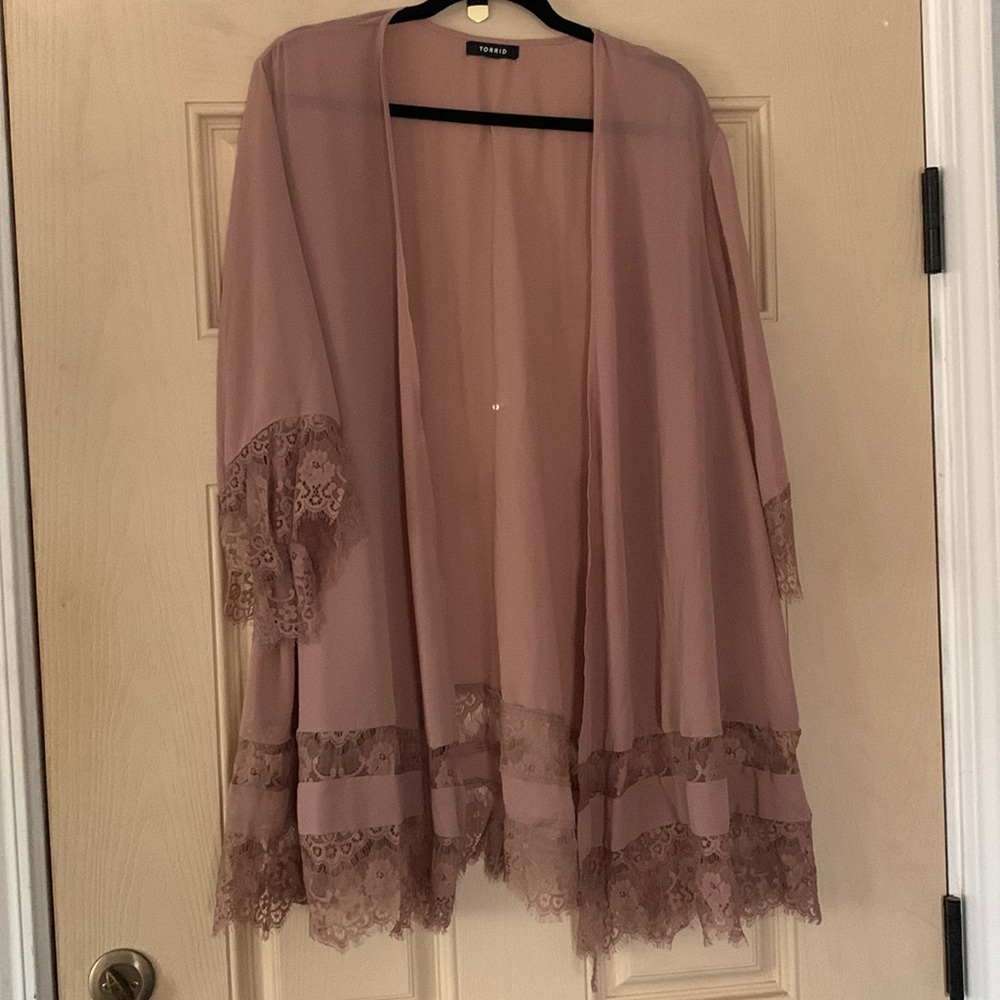 Chiffon Lace Kimono
